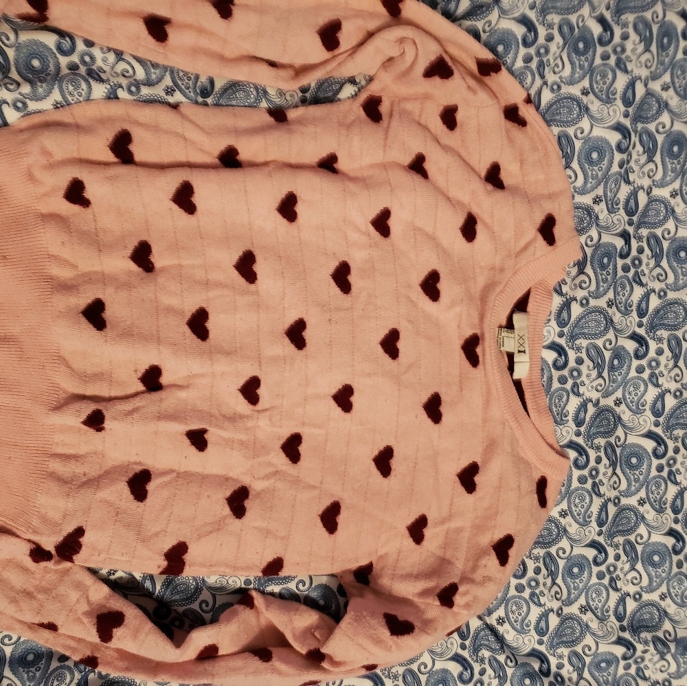 XXI heart sweater Sm